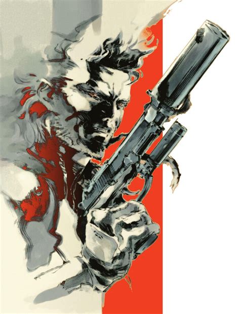 metal gear solid 2 box art us|metal gear yoji shinkawa.